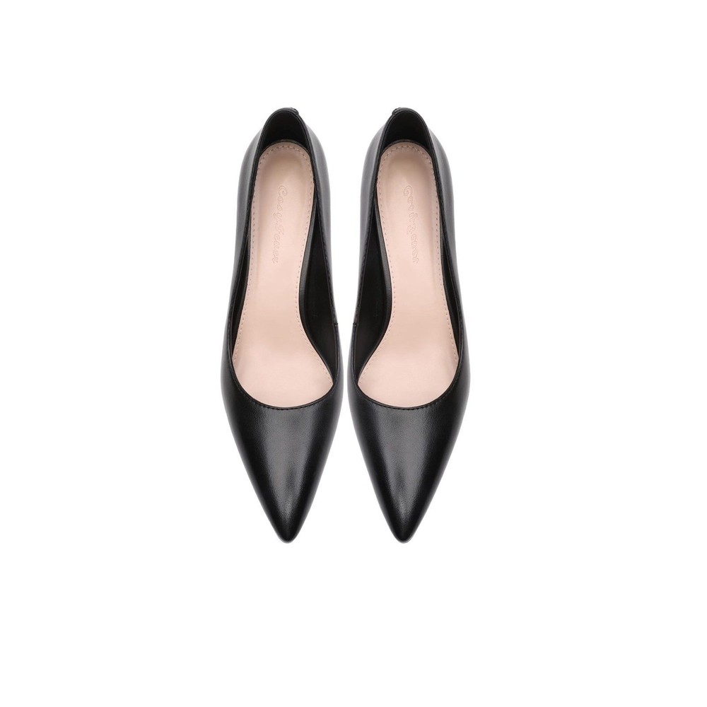 CosyFever Women Slip On Low Cut Uppers Pointed Toe Black Nubuck Size 8M